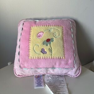 Charming Pink Embroidered Pillow by Baby